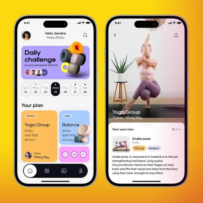 Fitness App project